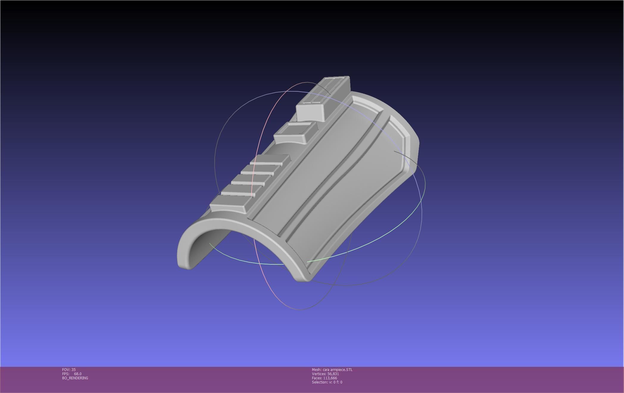 Star Wars The Mandalorian Cara Dune Arm Piece 3D print model_68