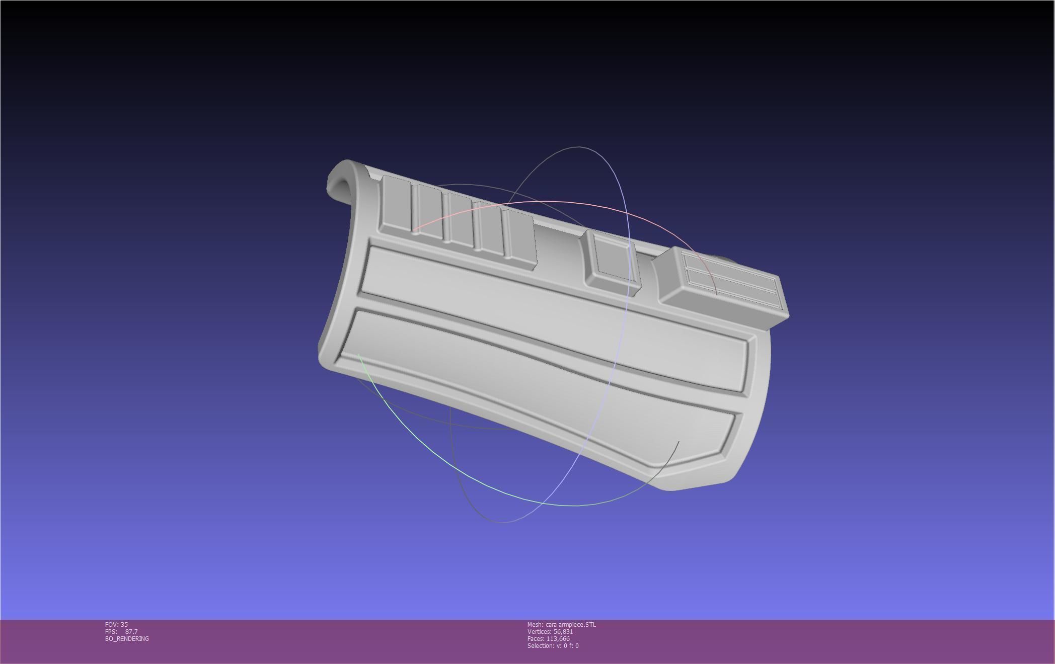 Star Wars The Mandalorian Cara Dune Arm Piece 3D print model_38