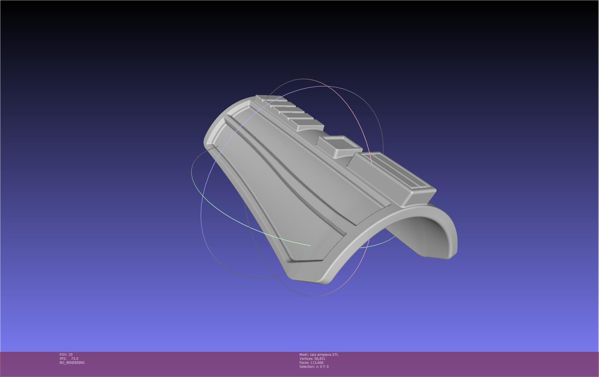 Star Wars The Mandalorian Cara Dune Arm Piece 3D print model_63