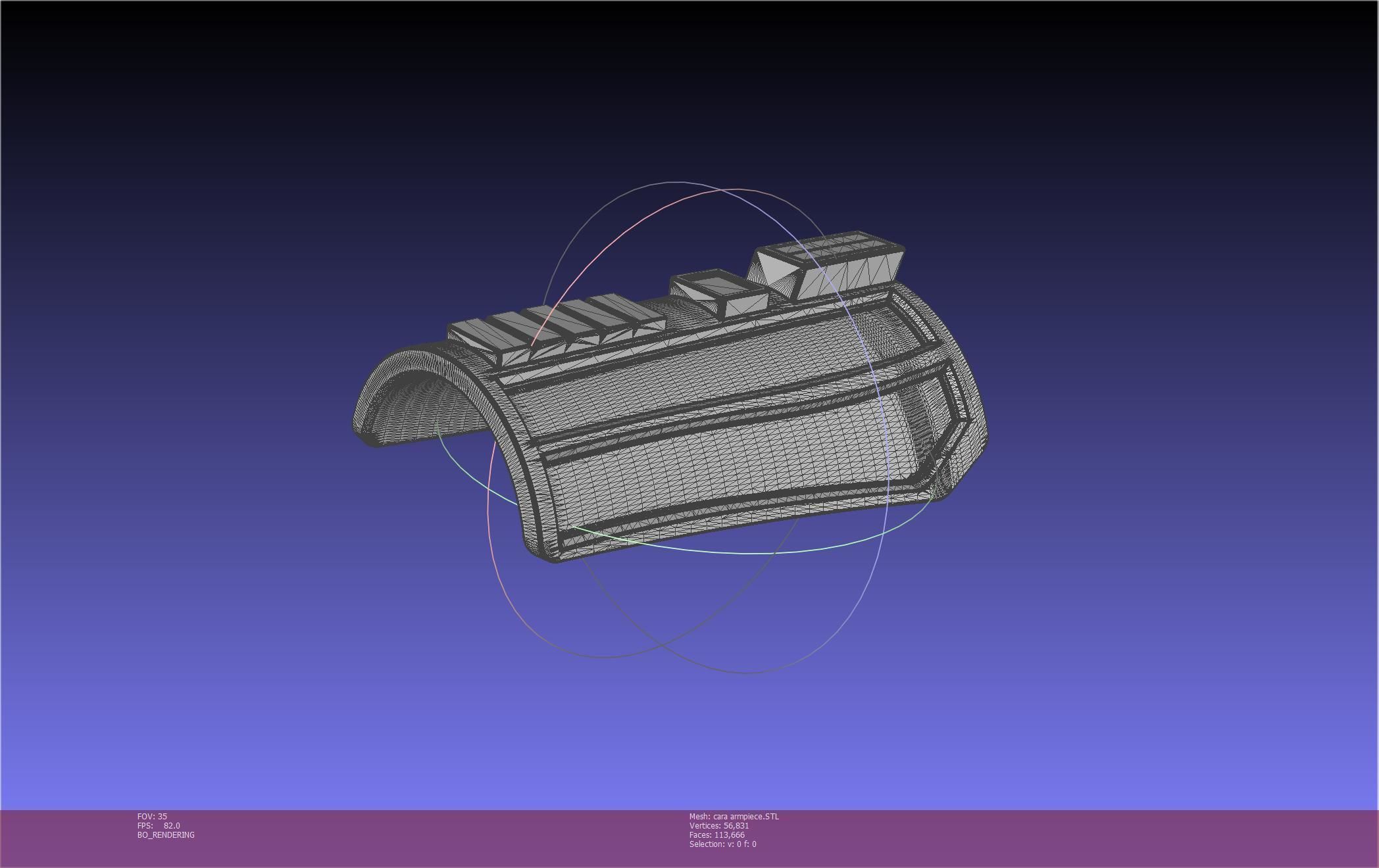 Star Wars The Mandalorian Cara Dune Arm Piece 3D print model_22