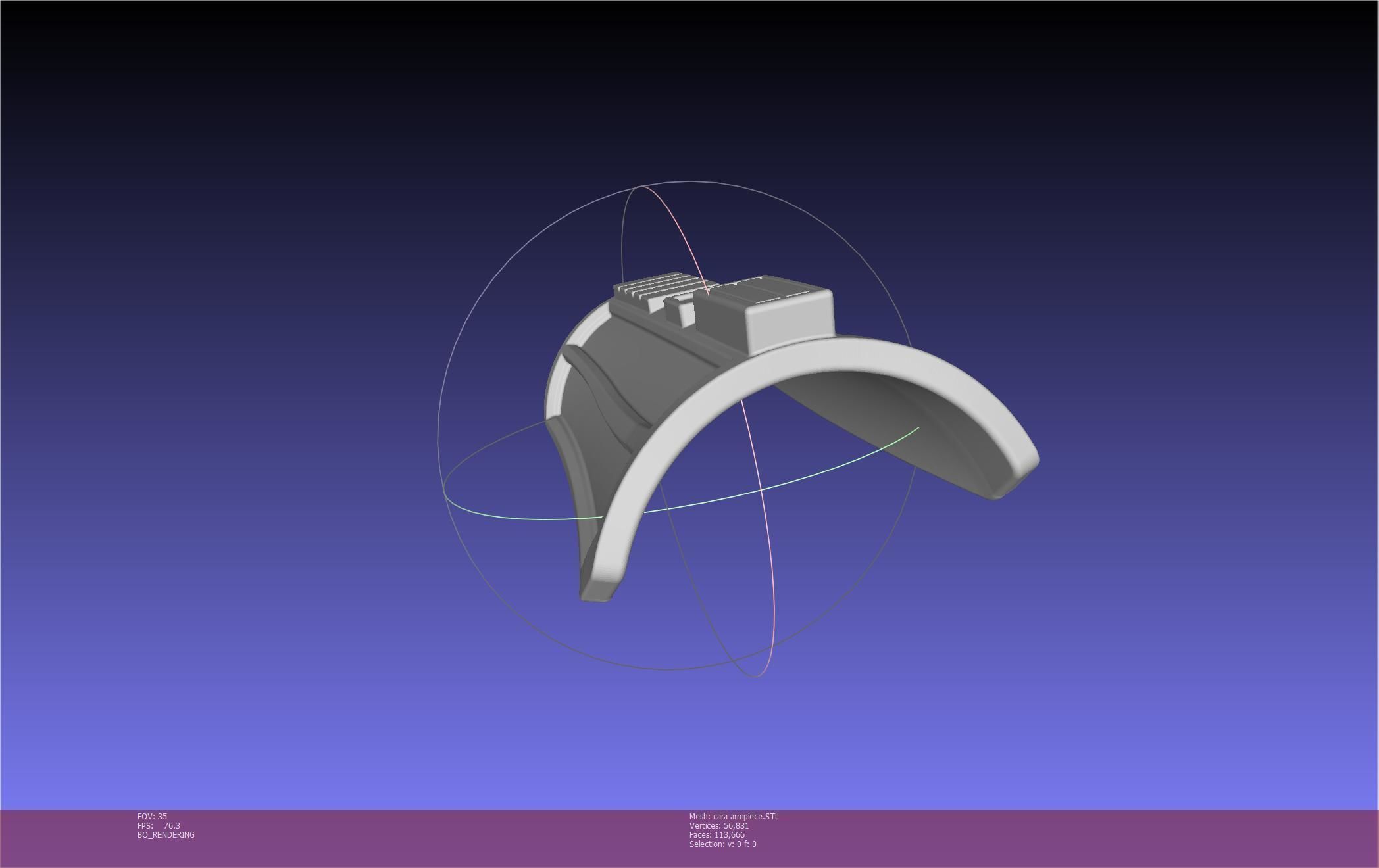 Star Wars The Mandalorian Cara Dune Arm Piece 3D print model_52