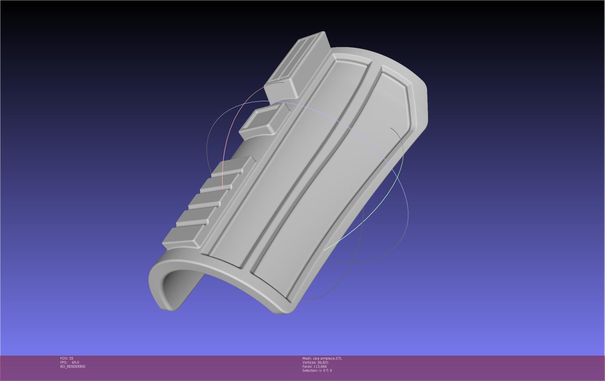 Star Wars The Mandalorian Cara Dune Arm Piece 3D print model_78
