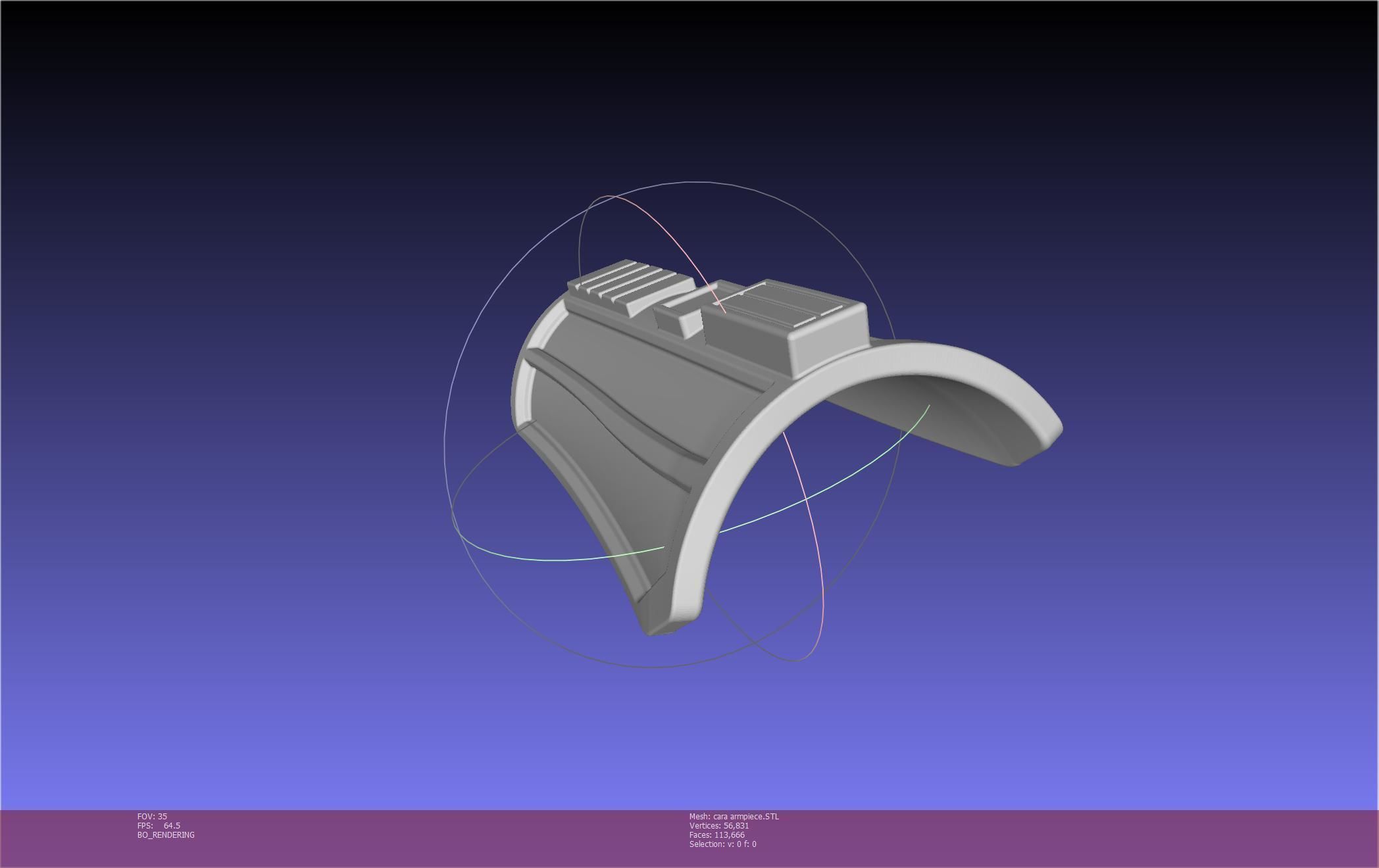 Star Wars The Mandalorian Cara Dune Arm Piece 3D print model_70