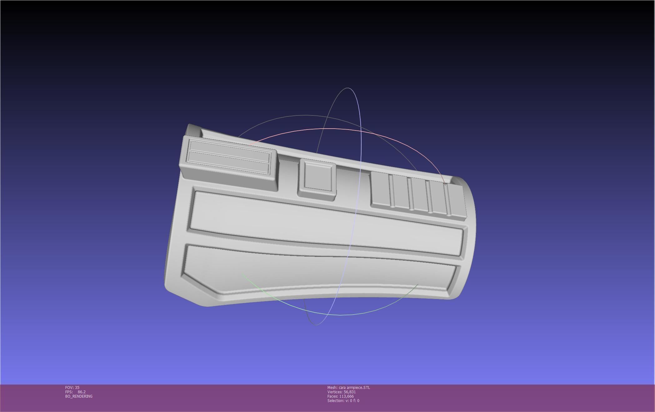 Star Wars The Mandalorian Cara Dune Arm Piece 3D print model_41
