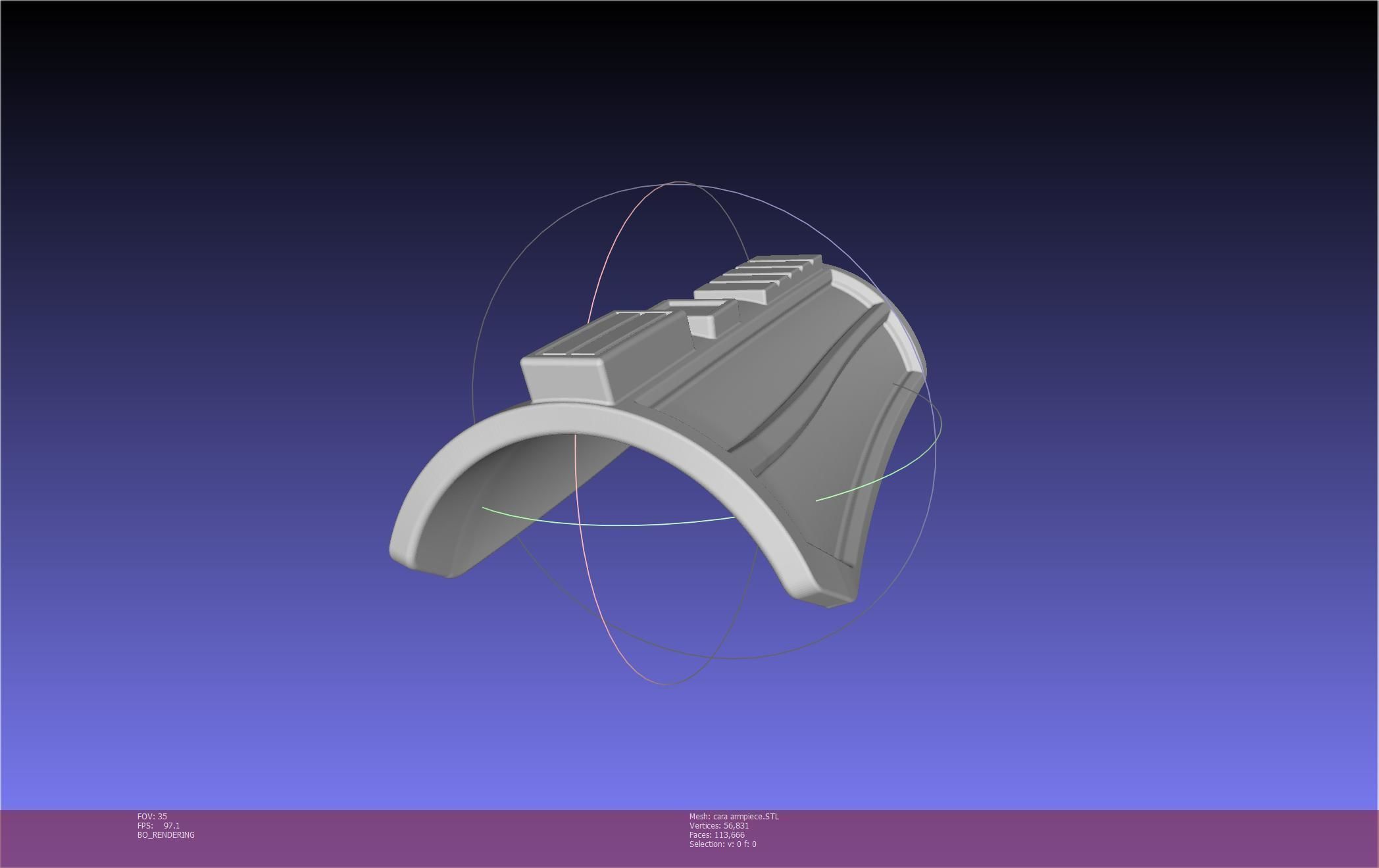 Star Wars The Mandalorian Cara Dune Arm Piece 3D print model_53