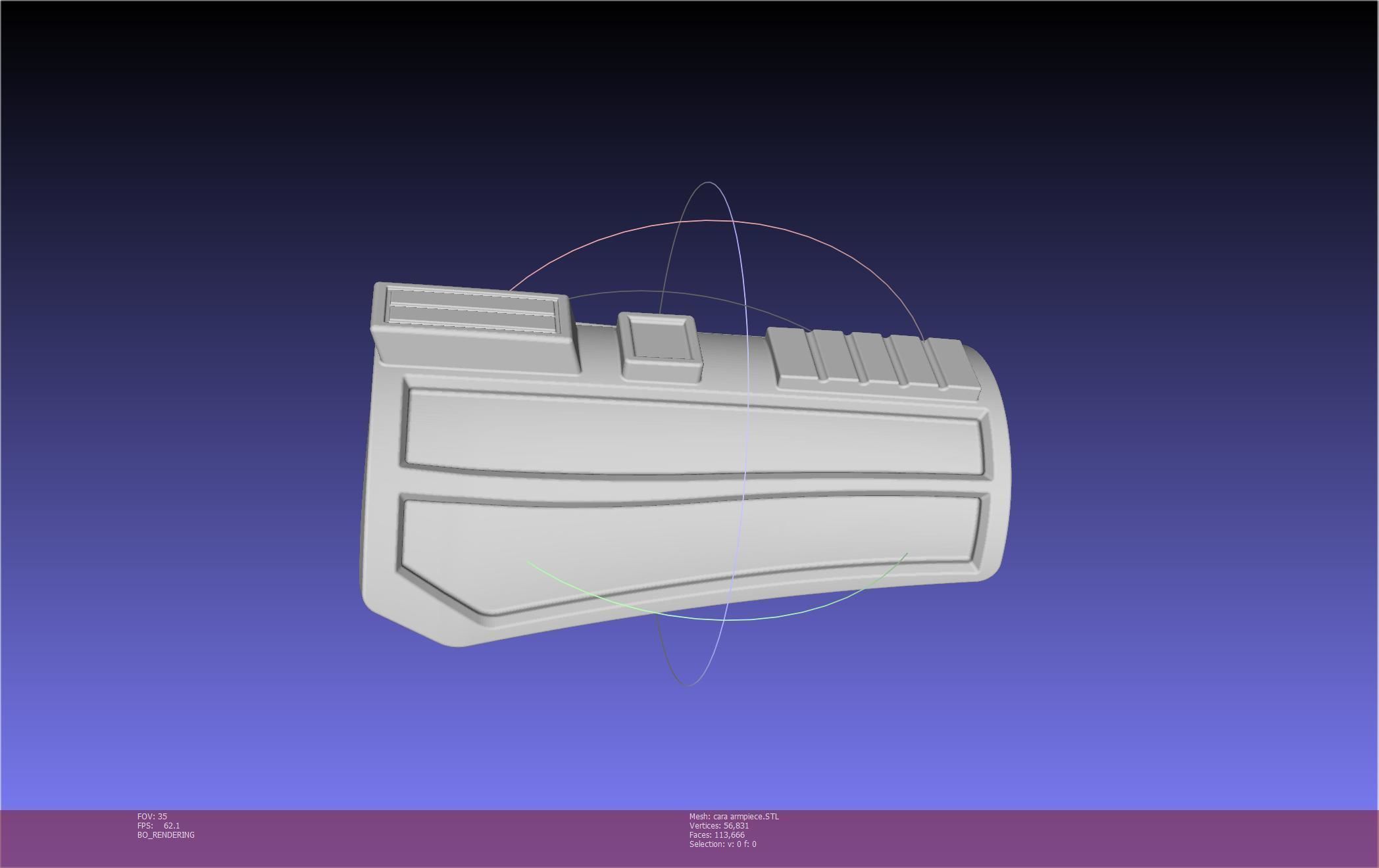 Star Wars The Mandalorian Cara Dune Arm Piece 3D print model_47
