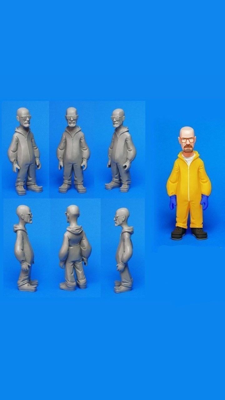 Walter White Breaking Bad 3D print model_6
