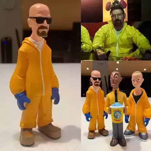 Walter White Breaking Bad 3D print model