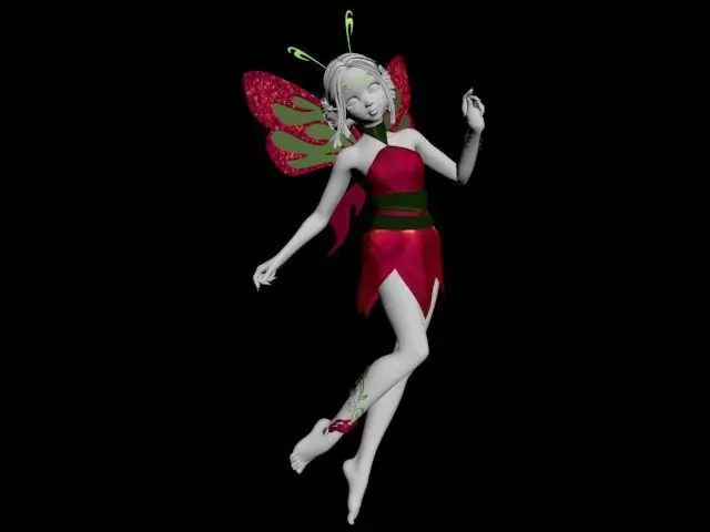 Pixie Dress 3D model