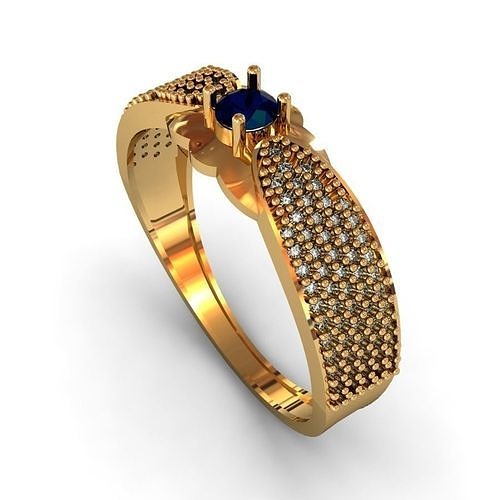Engagement Ring 8 3D model