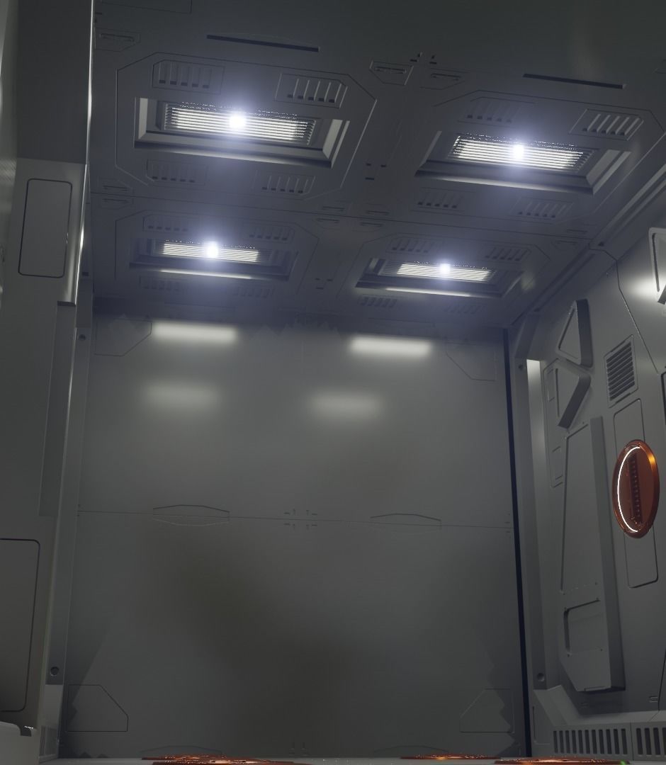 sci-fi set2 3D model_1