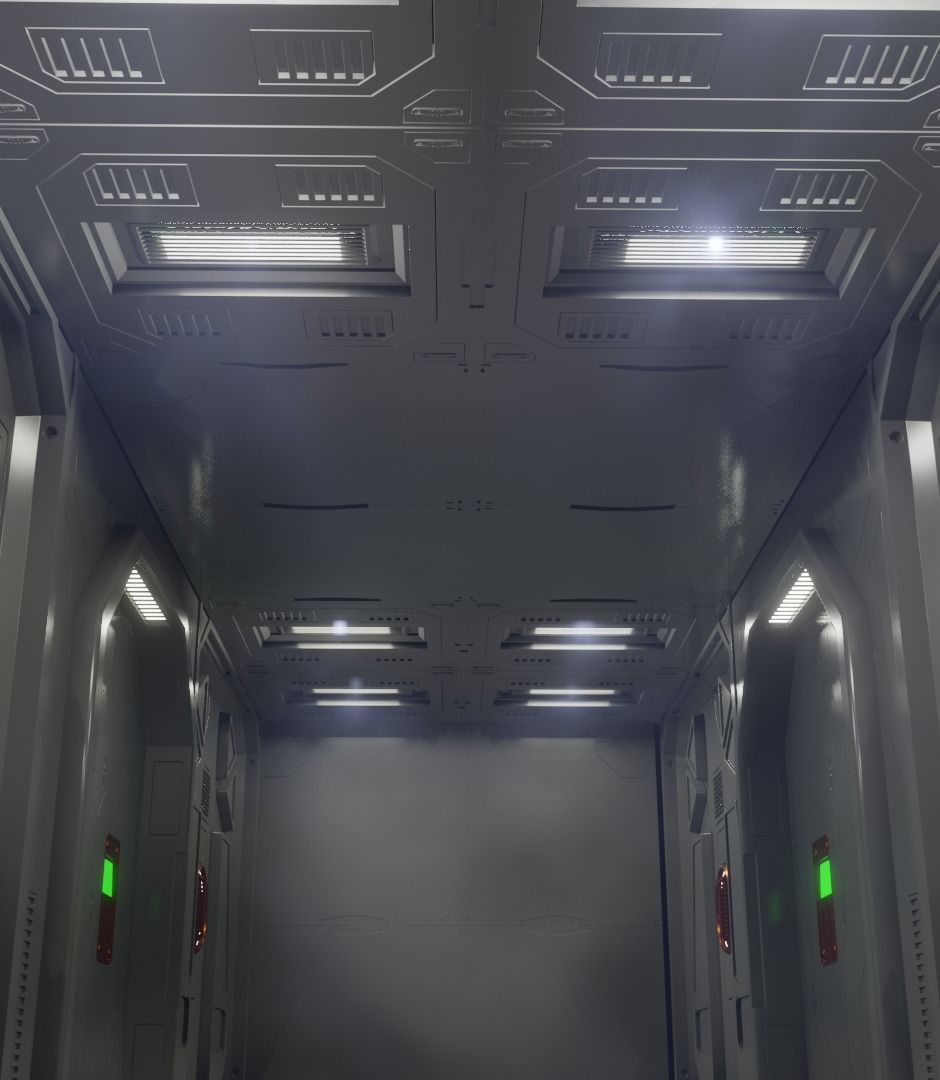 sci-fi set2 3D model_6