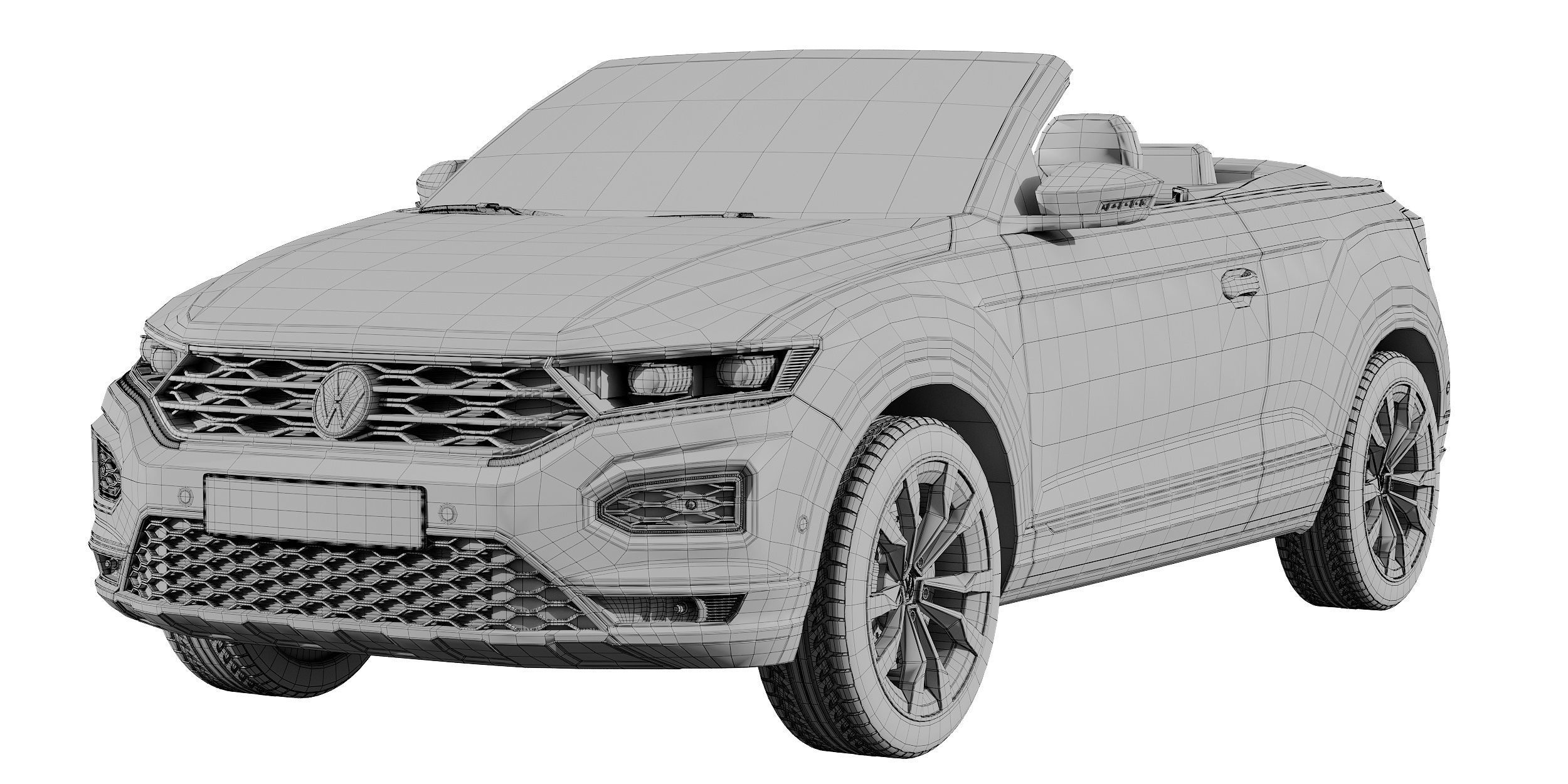Volkswagen T-Roc Cabriolet 3D model_25
