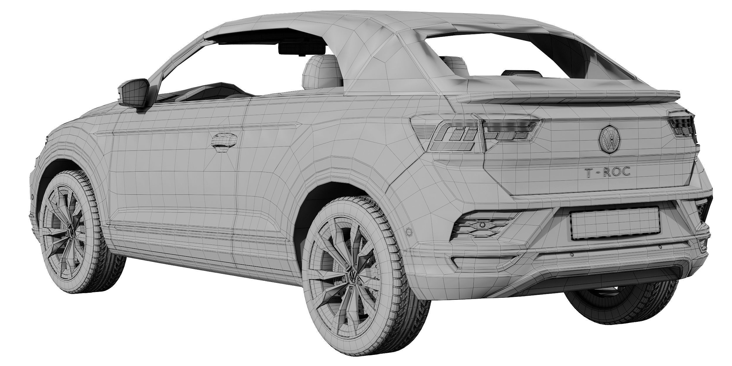 Volkswagen T-Roc Cabriolet 3D model_32