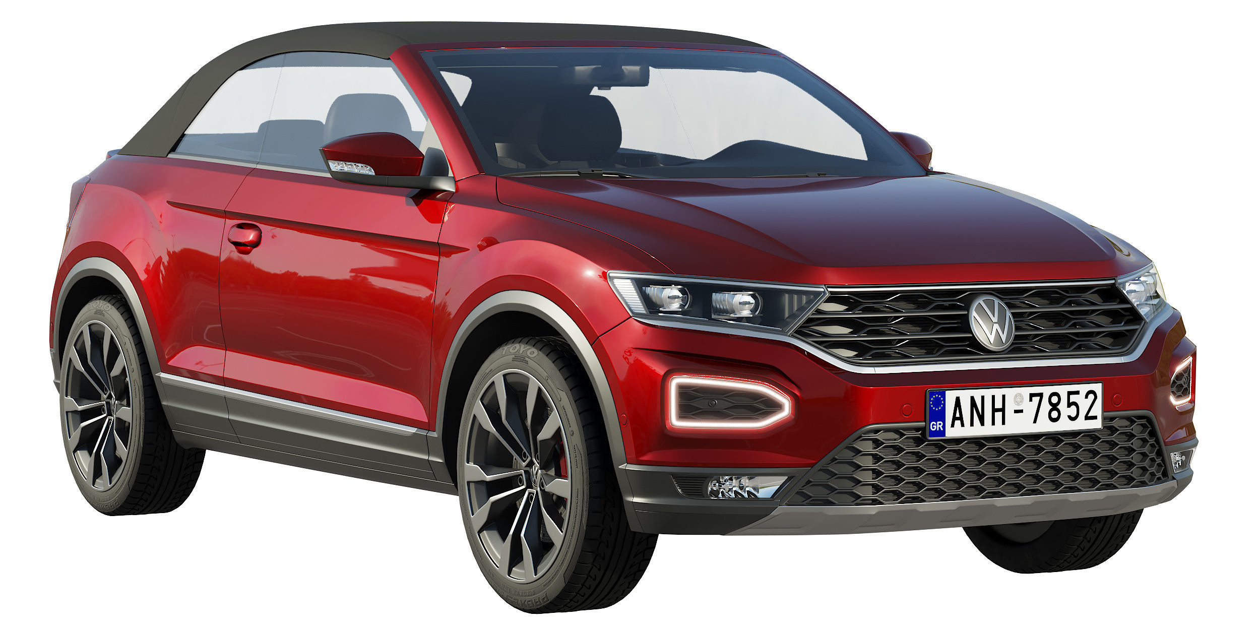 Volkswagen T-Roc Cabriolet 3D model_2