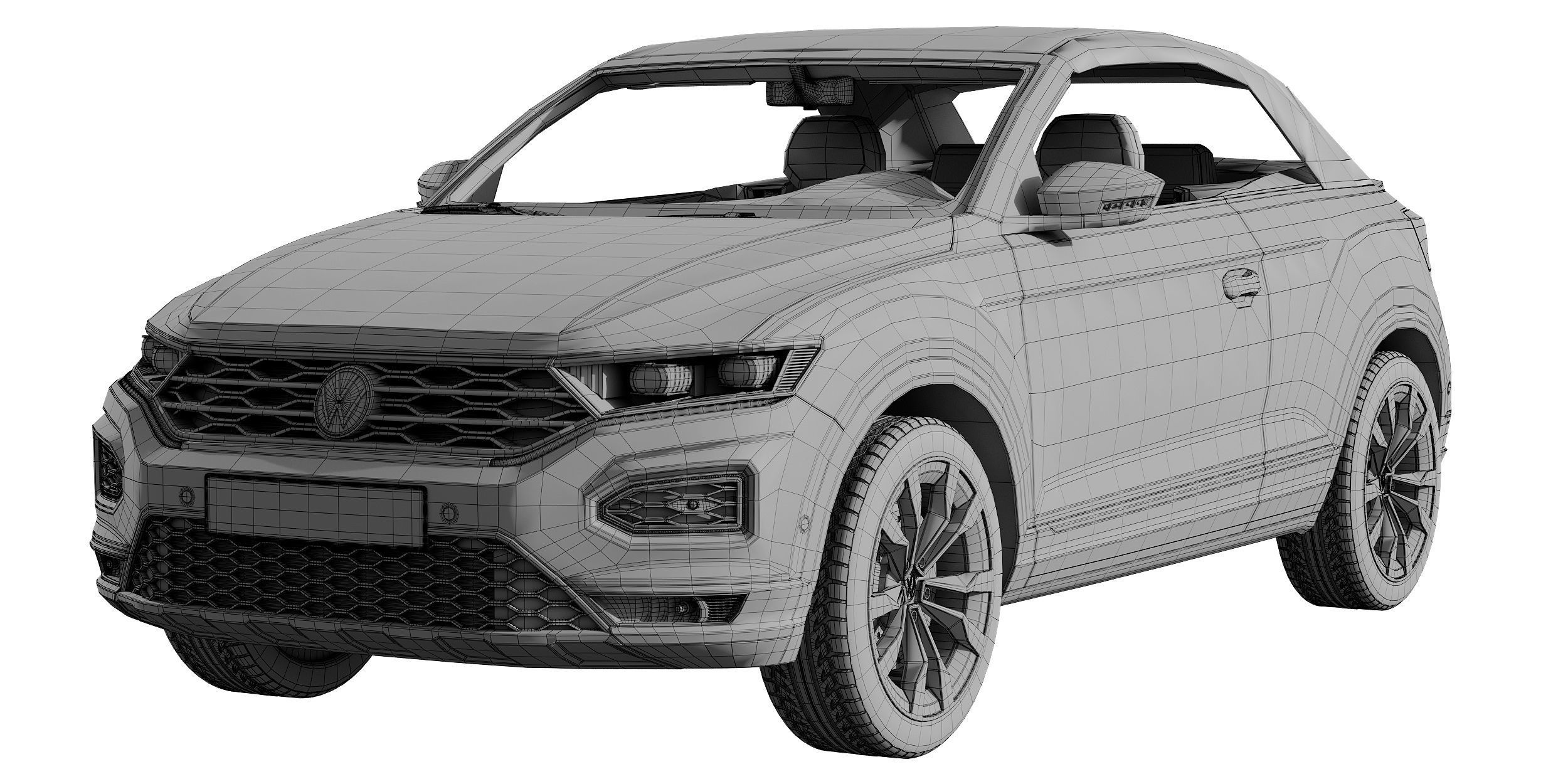 Volkswagen T-Roc Cabriolet 3D model_24
