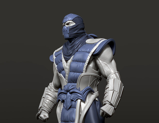 Sub-Zero character armor 3D print model