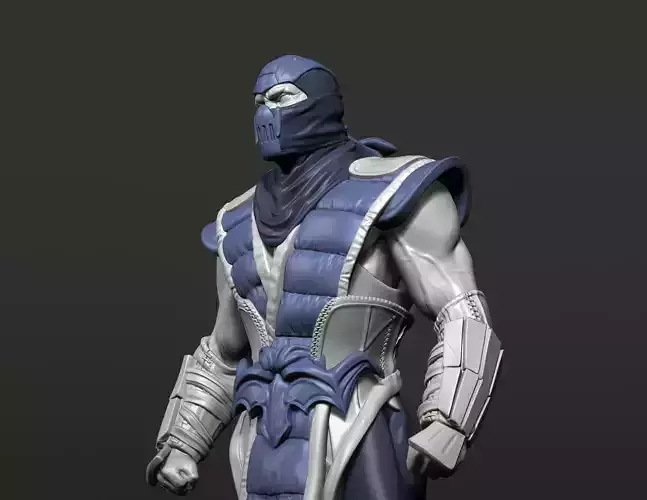 Sub-Zero character armor 3D print model
