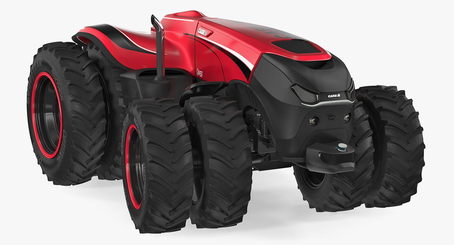 Case IH Self-Driving Drone Tractor 3D model