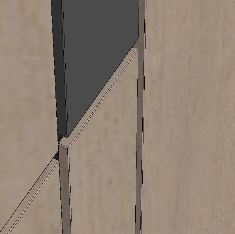 Decorative wall panel set 11 3D model_7