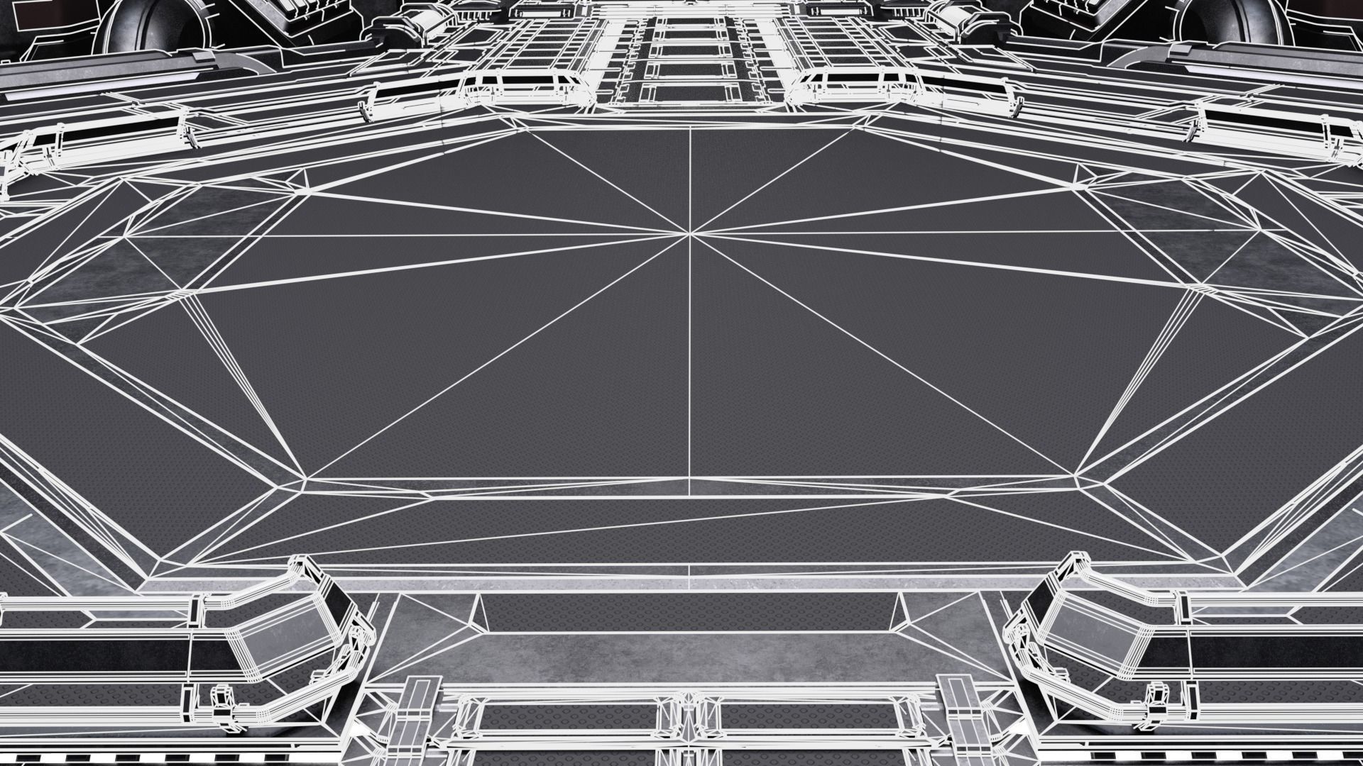 Sci-fi Scene for renders Time Travel 3D model_6