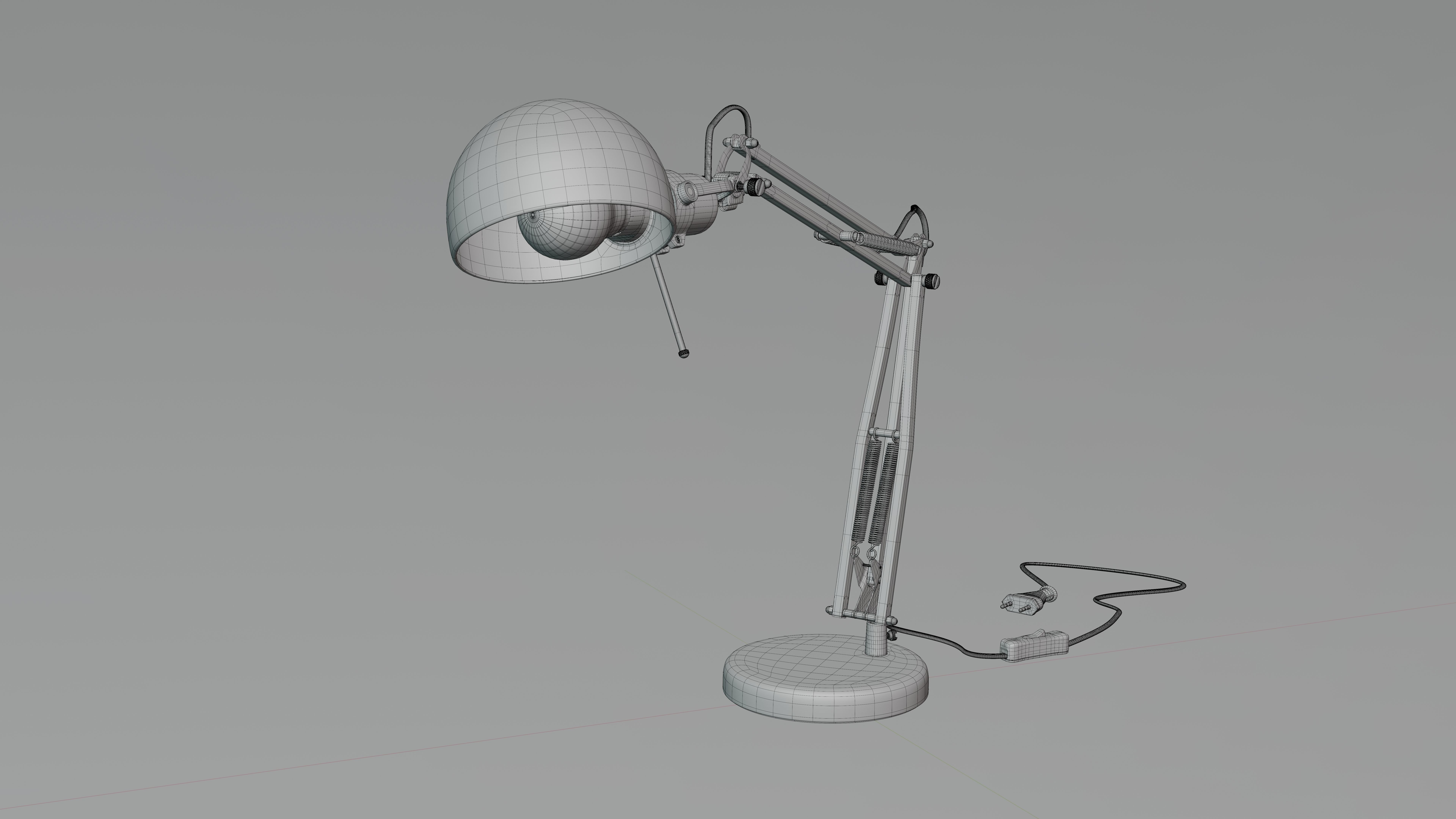 Desktop Lamp 3D model_7