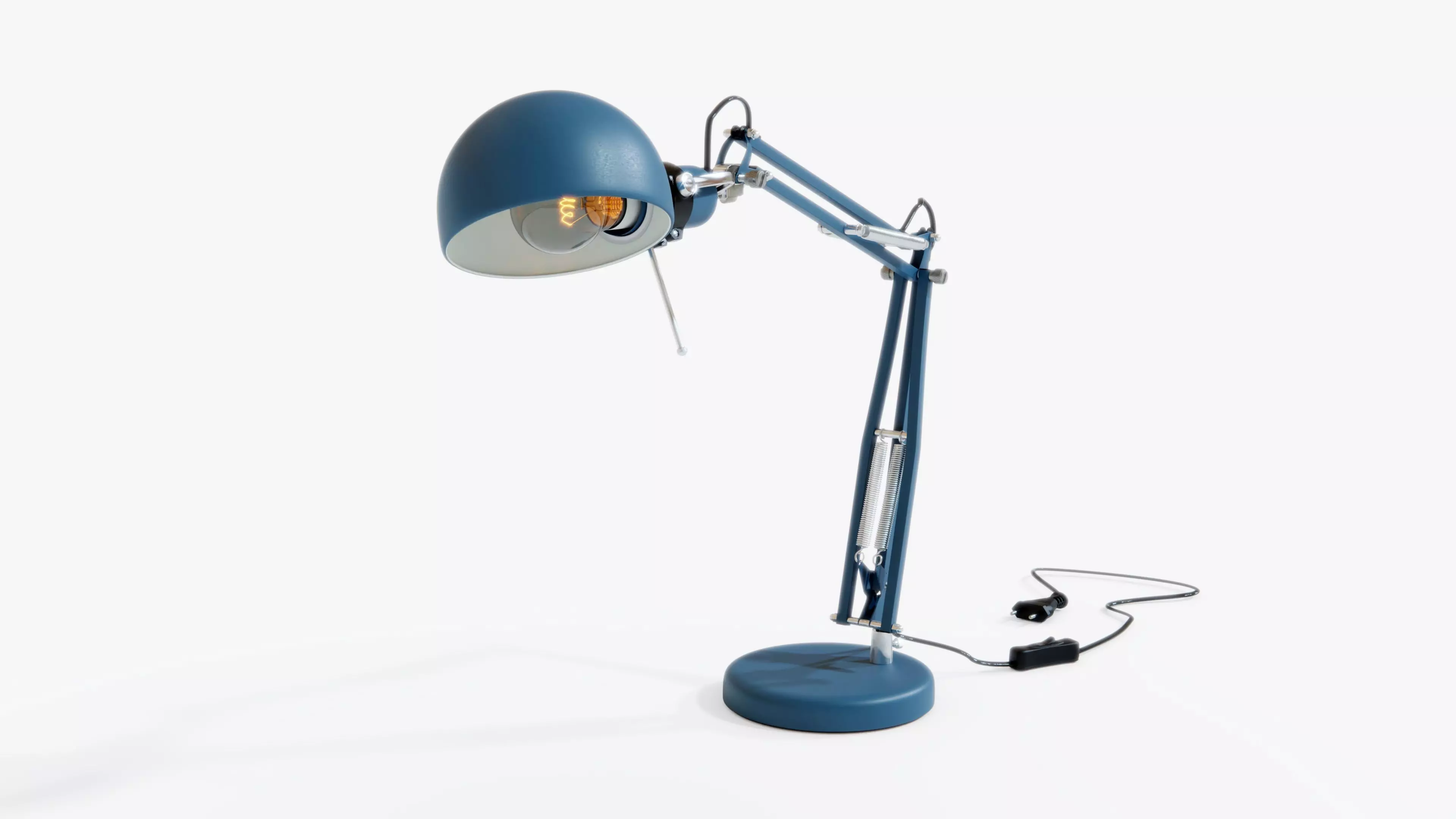 Desktop Lamp 3D model_0