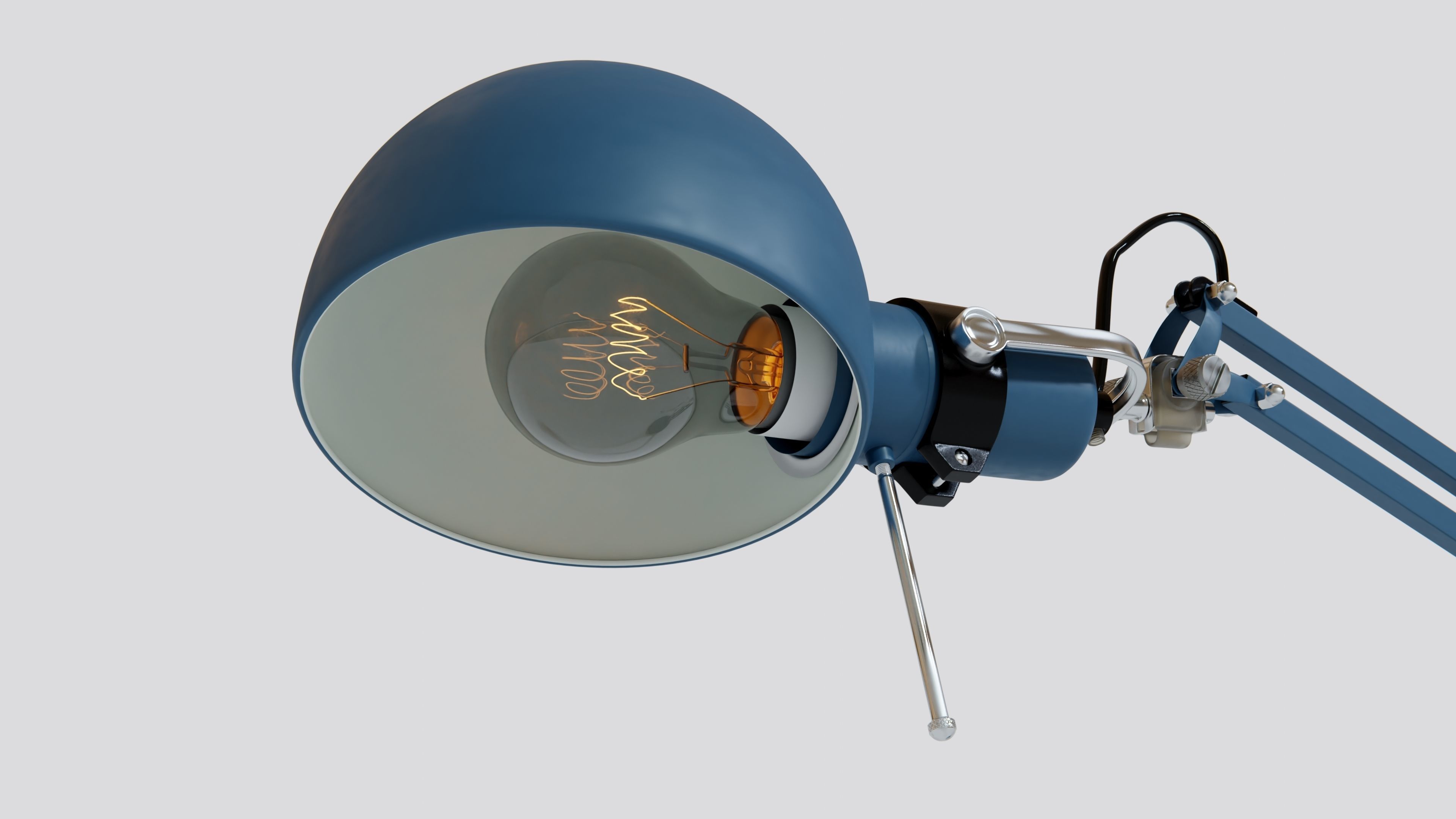 Desktop Lamp 3D model_3