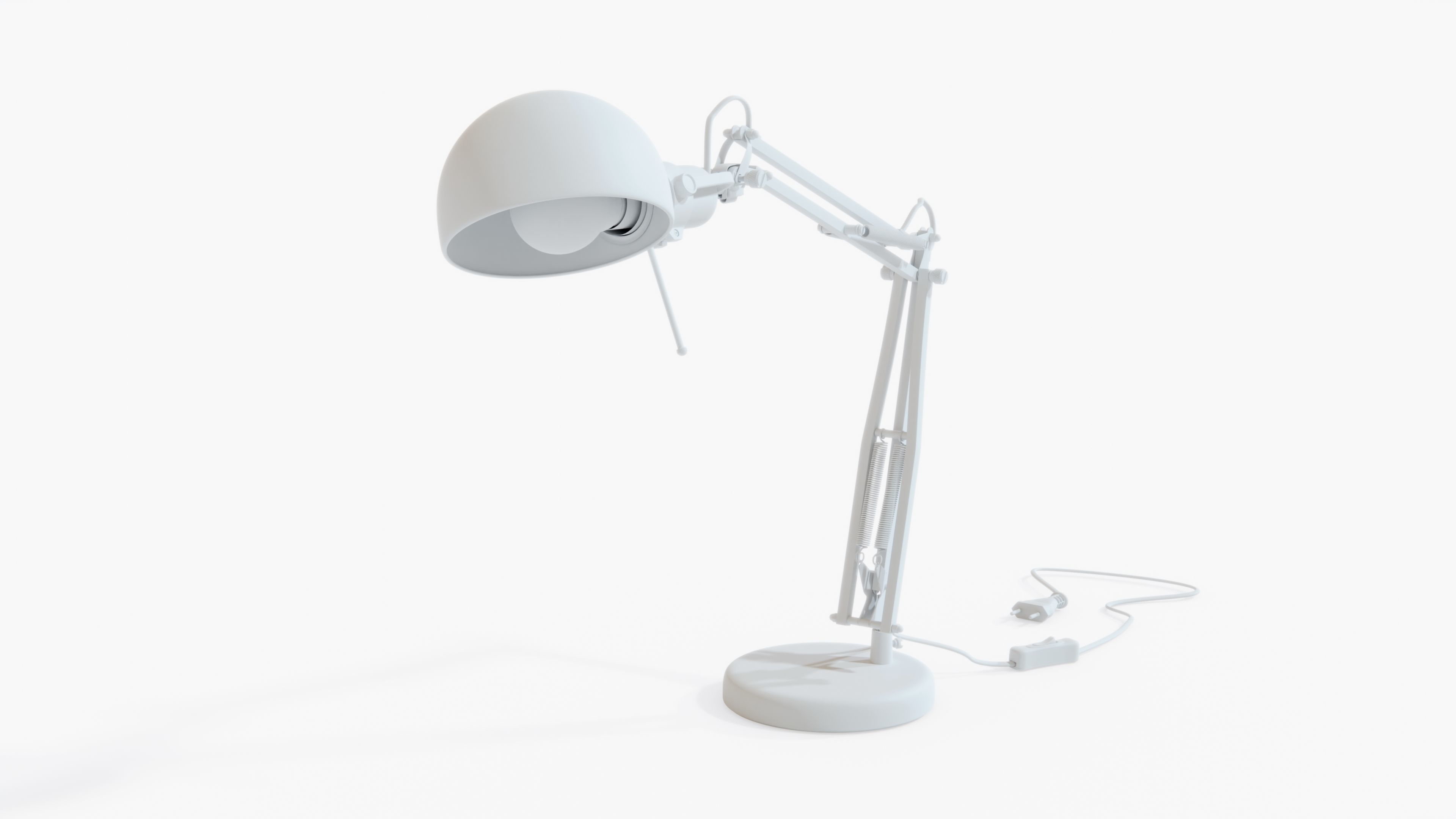 Desktop Lamp 3D model_5