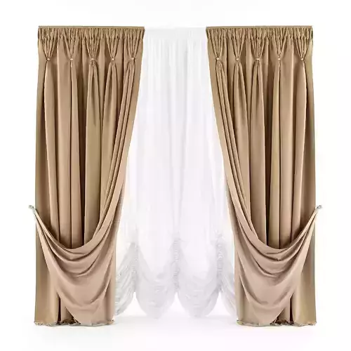 Curtain 3D model 36