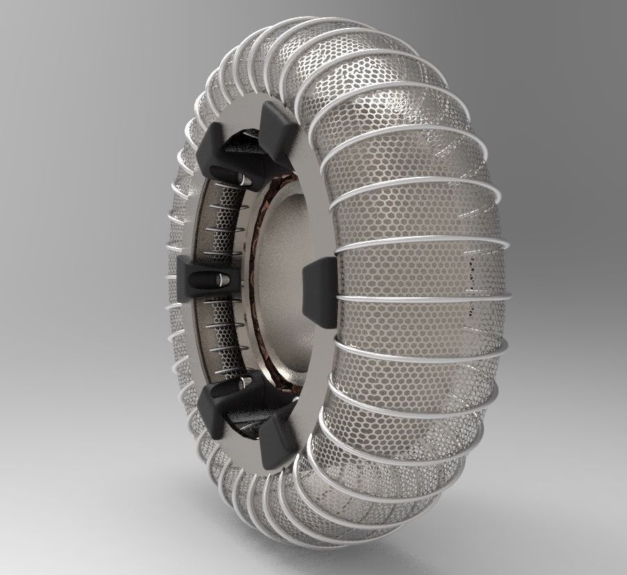 WHEEL AND MOTOR FOR MARS ROVER 3D model_6