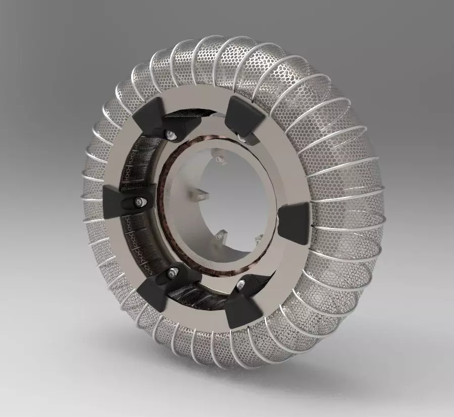 WHEEL AND MOTOR FOR MARS ROVER 3D model_0