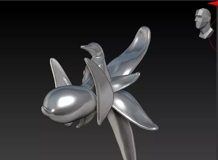 XariBulbul flower 3D print model_0