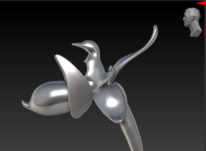 XariBulbul flower 3D print model_2