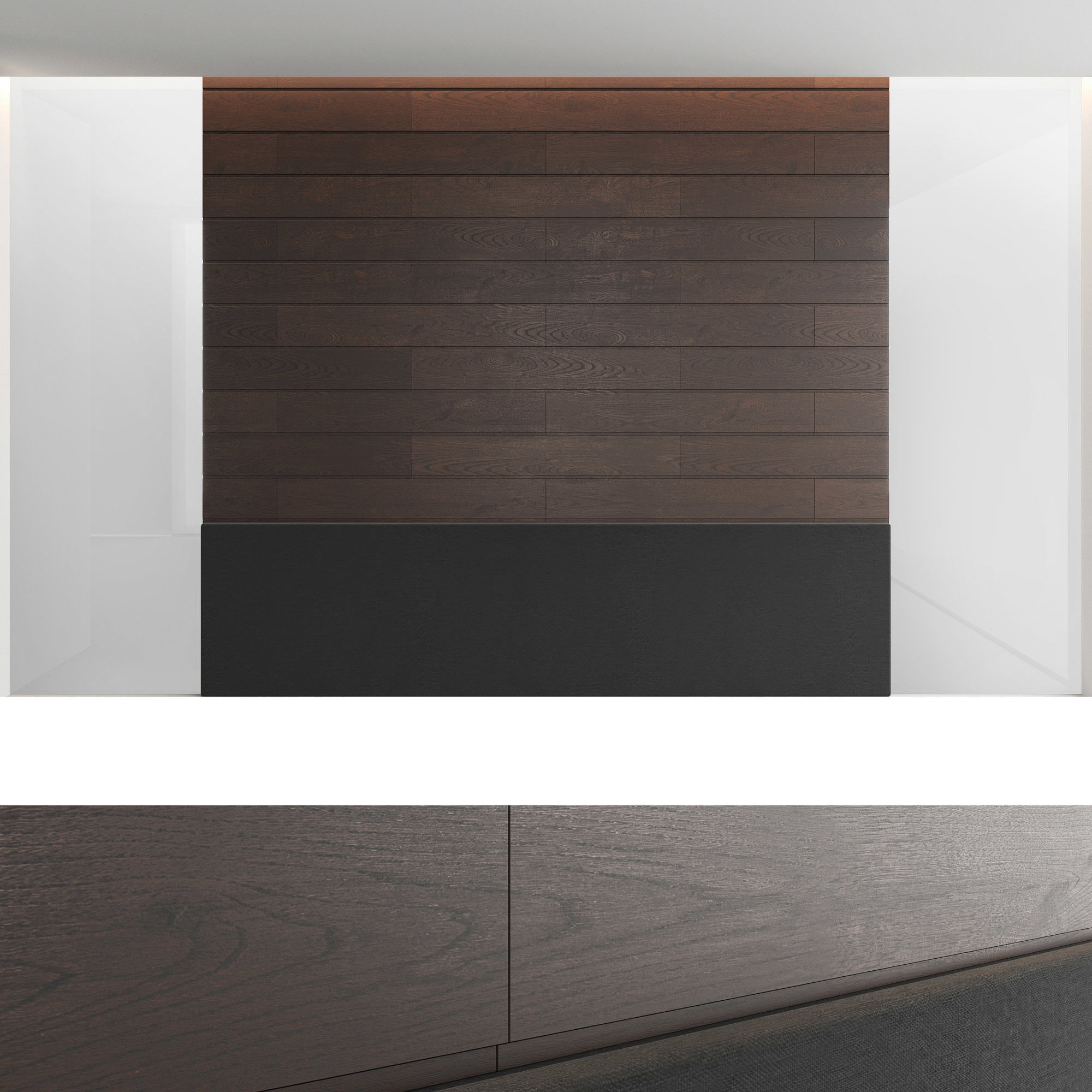 Decorative wall panel set 12 3D model_1