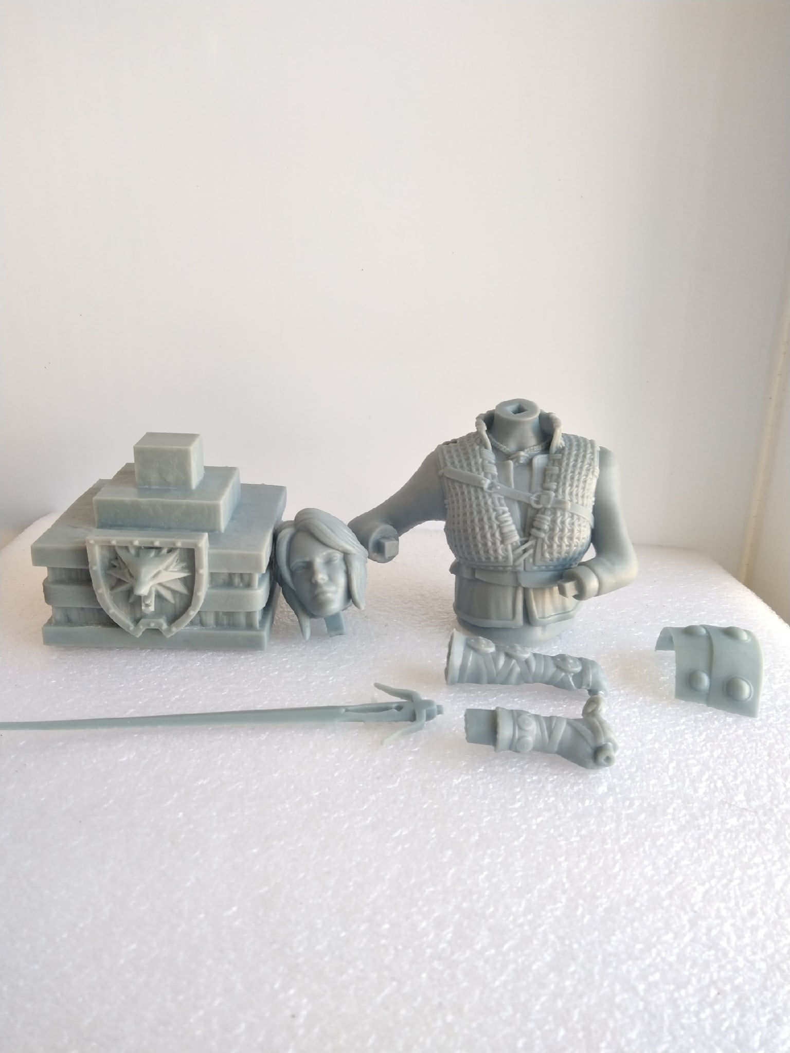Witcher Ciri Bust 3D print model_18