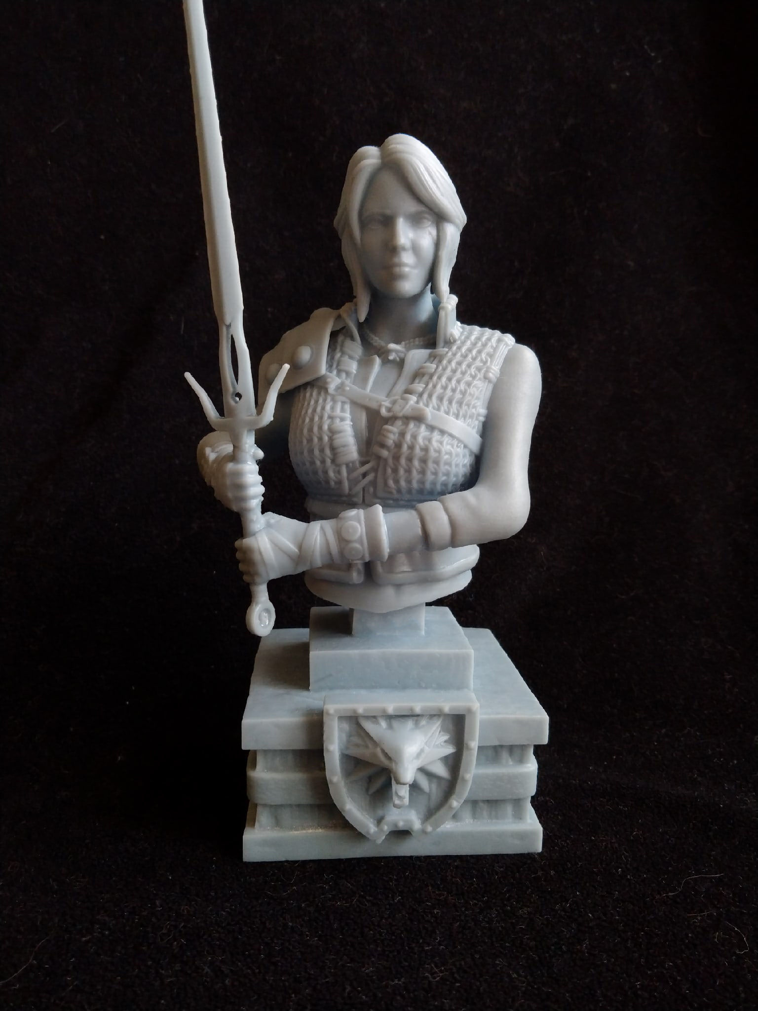Witcher Ciri Bust 3D print model_24