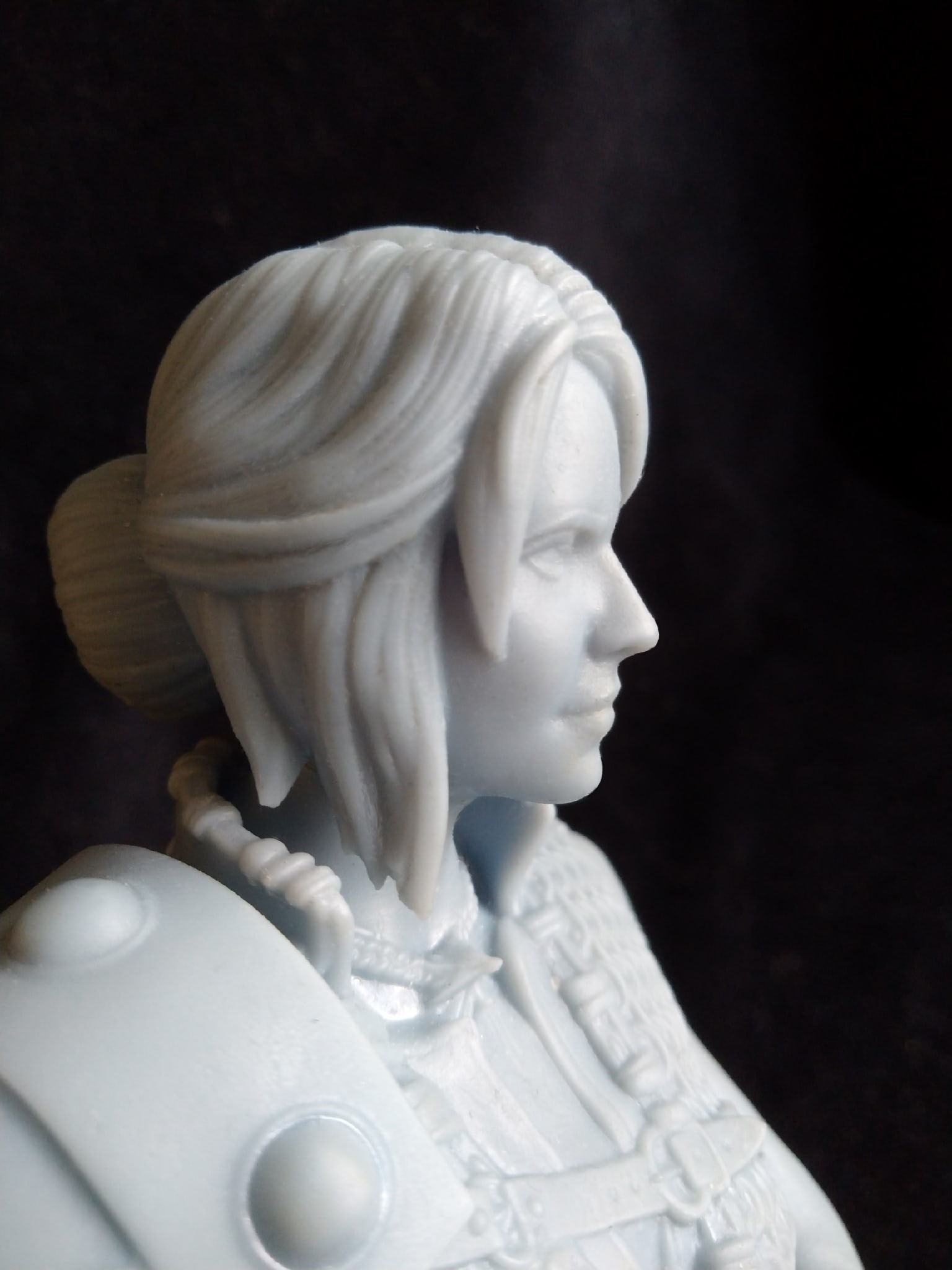 Witcher Ciri Bust 3D print model_12