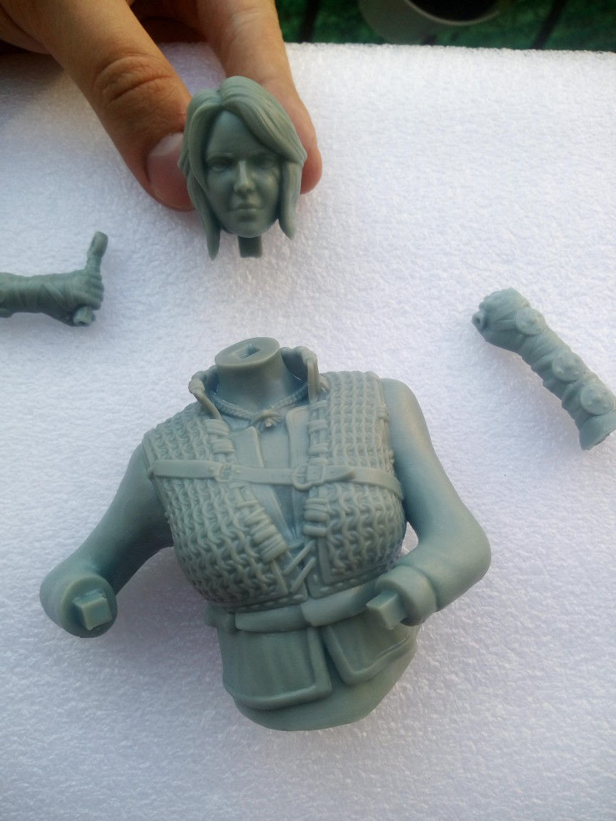 Witcher Ciri Bust 3D print model_16