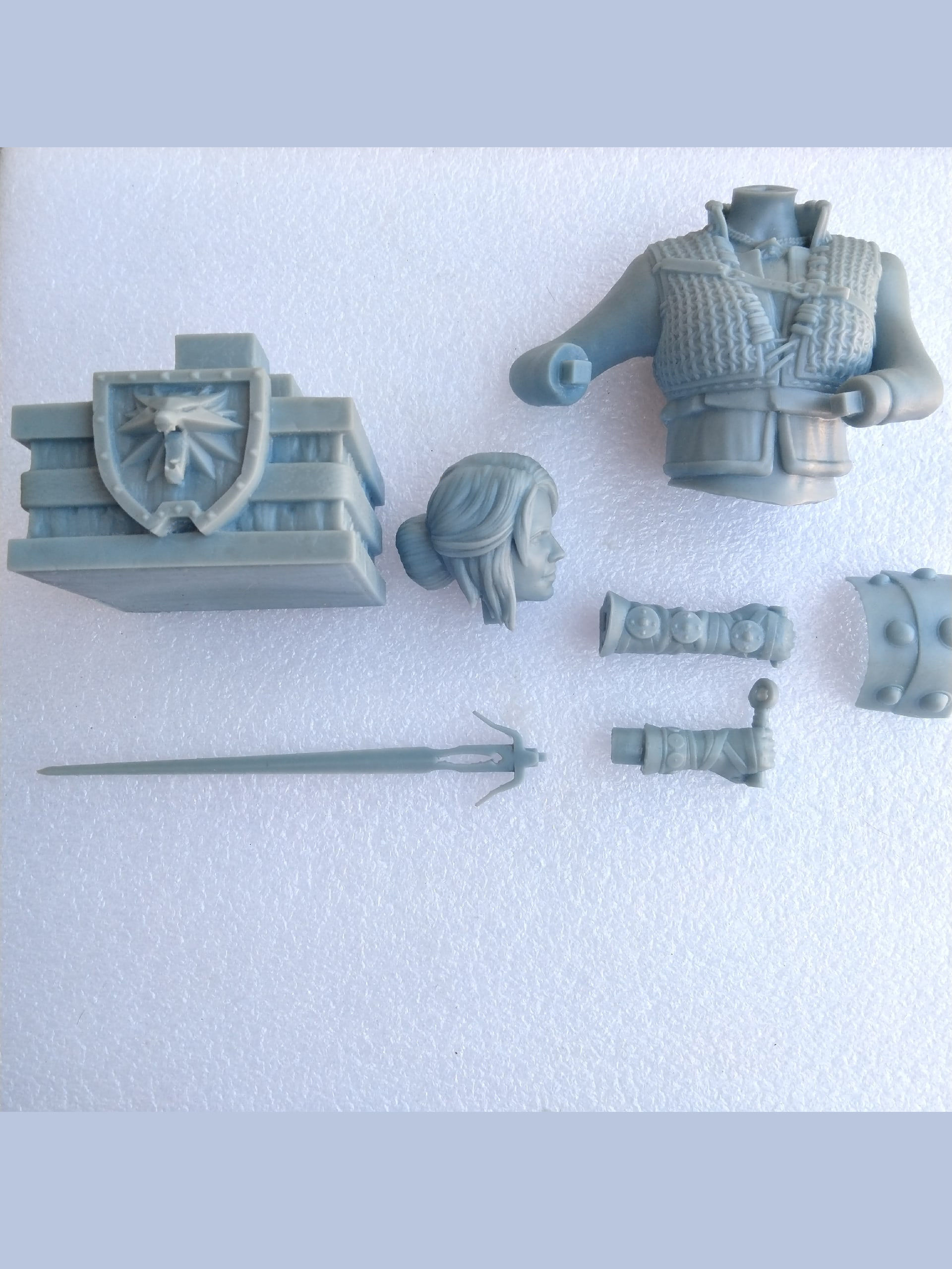 Witcher Ciri Bust 3D print model_11