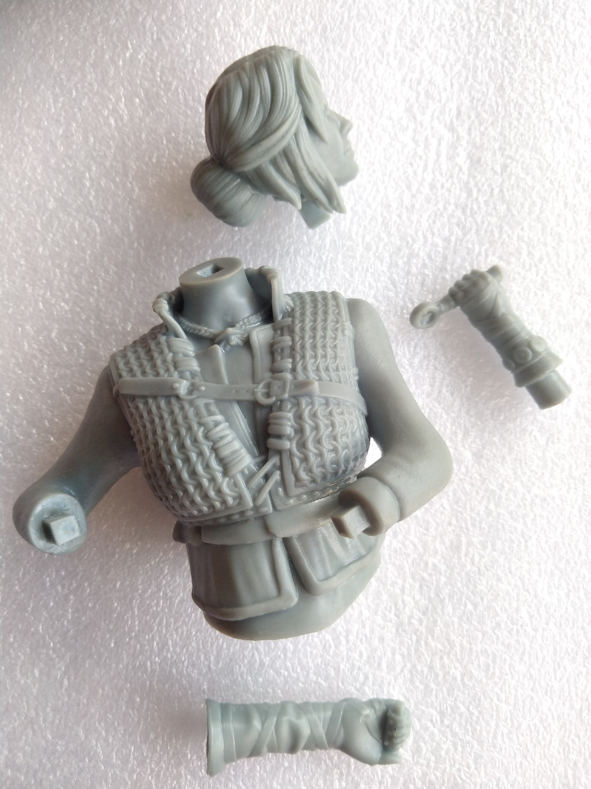 Witcher Ciri Bust 3D print model_21