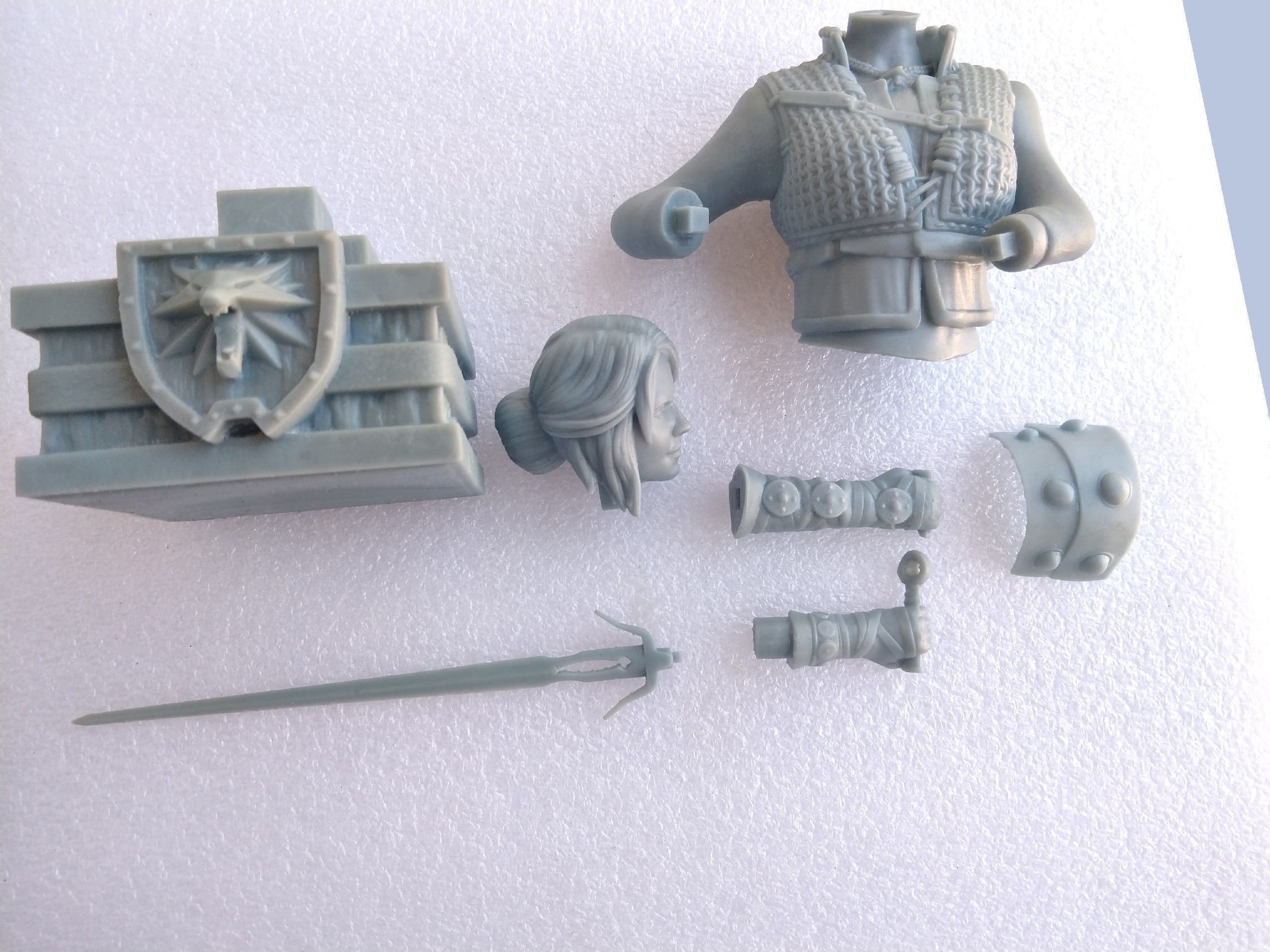 Witcher Ciri Bust 3D print model_19