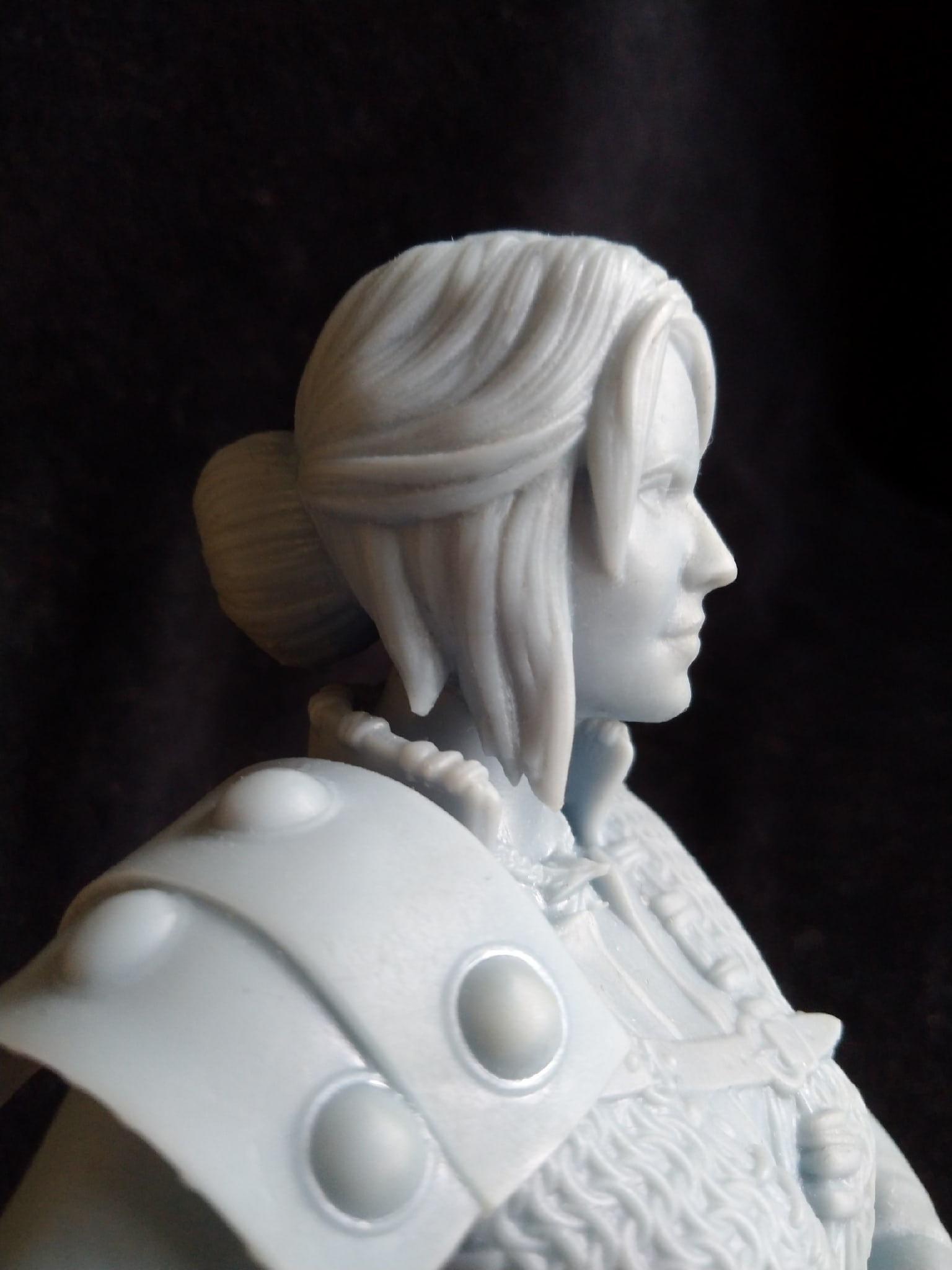 Witcher Ciri Bust 3D print model_4