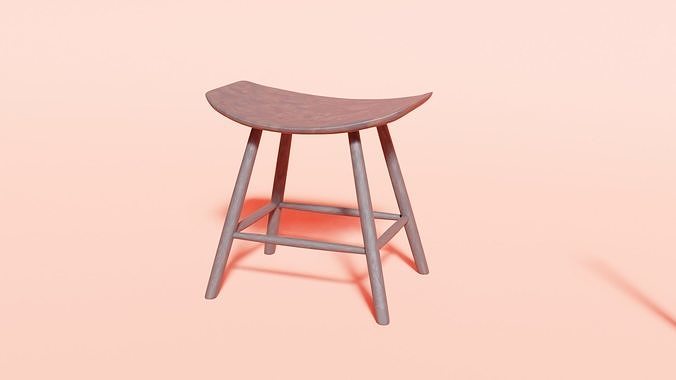 Johansson J63 Stool Free 3D model