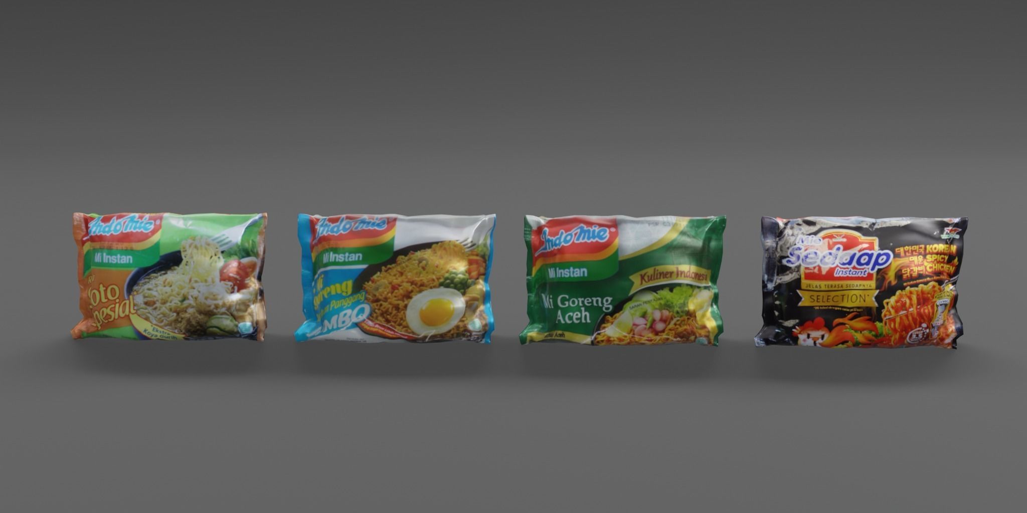 Instant Noodels Bag 3D model_16