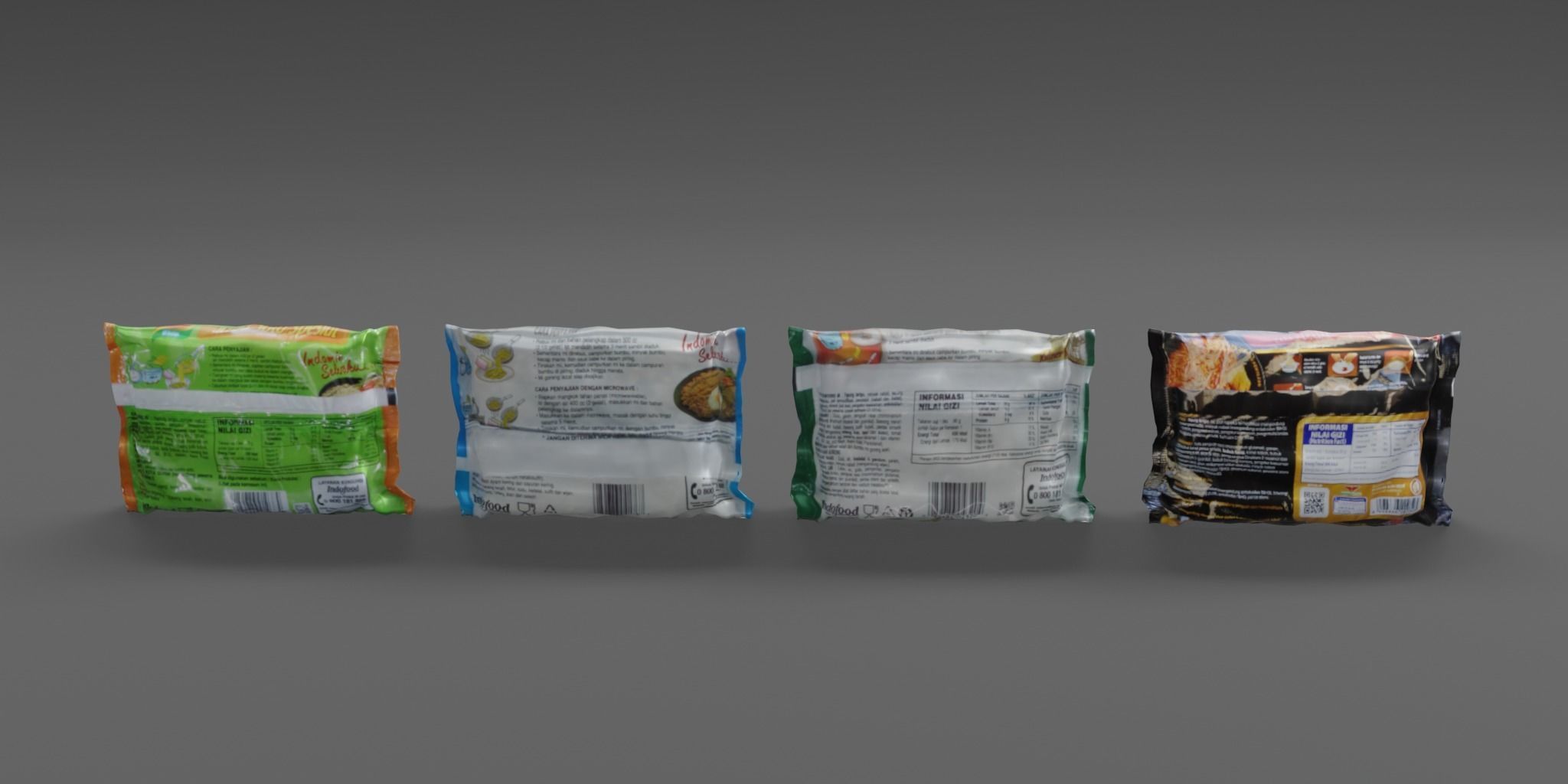 Instant Noodels Bag 3D model_17