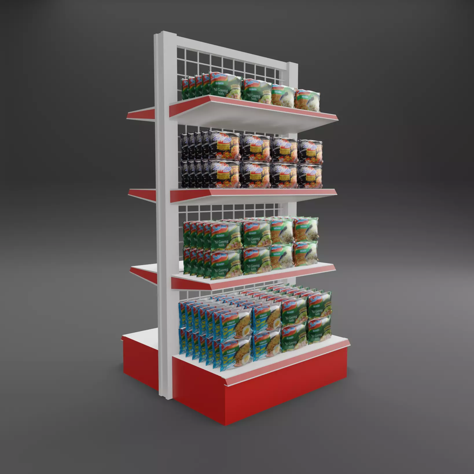 Instant Noodels Bag 3D model_0