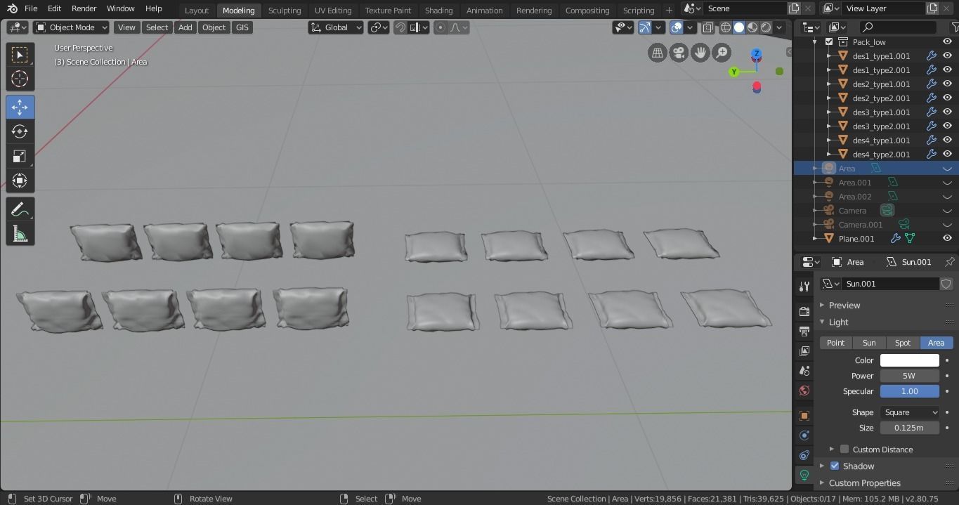 Instant Noodels Bag 3D model_7
