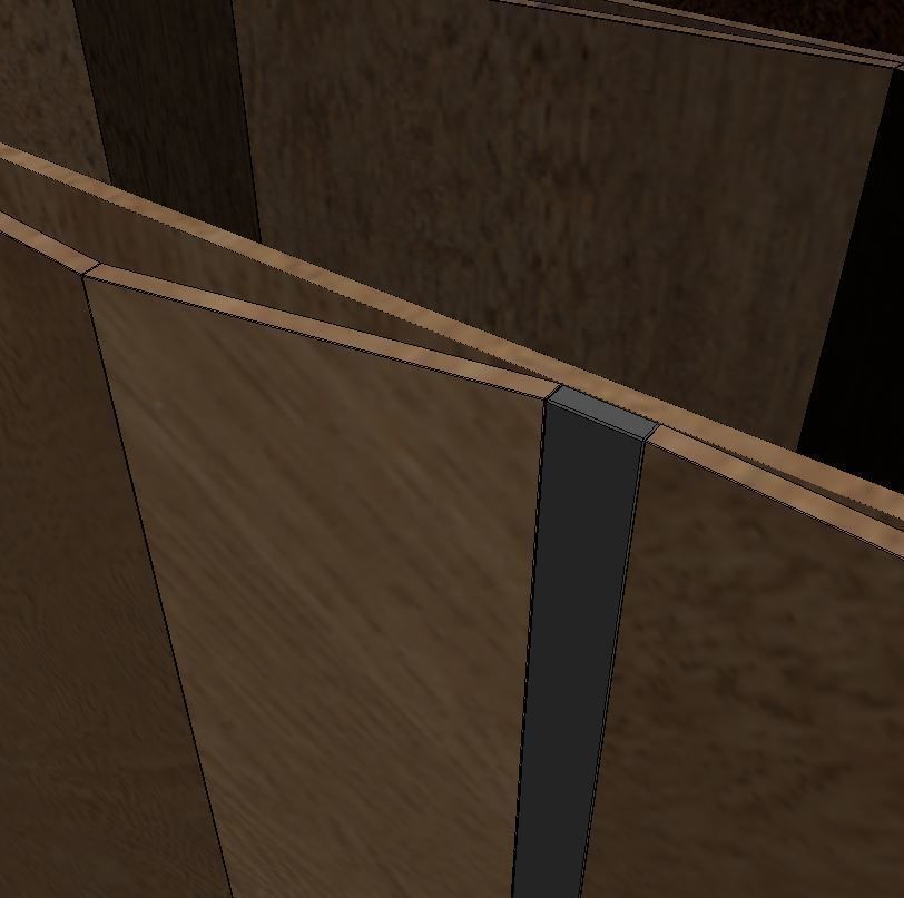 Decorative wall panel set 13 3D model_7