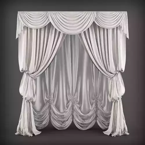 Curtain 3D model 38